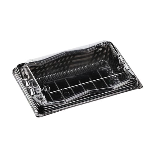 エフピコ 嵌合フードパック SA氷河 18-12 グレイス黒 50枚/袋（ご注文単位18袋）【直送品】