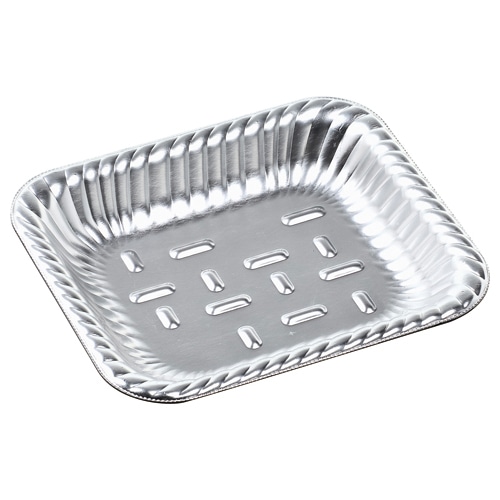 エフピコ 角トレー　ティアラ角皿 A17-30 銀 50枚/袋（ご注文単位24袋）【直送品】