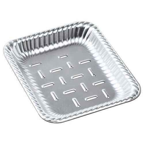 エフピコ 角トレー　ティアラ角皿 A24-30 銀 50枚/袋（ご注文単位18袋）【直送品】