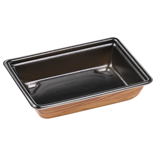 エフピコ お重容器 MFP-角重 本体 18-13 黒拓木 50枚/袋(ご注文単位24袋)【直送品】