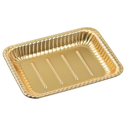 エフピコ オードブル容器　ティアラ角皿　本体 25-19 金 50枚/袋（ご注文単位12袋）【直送品】