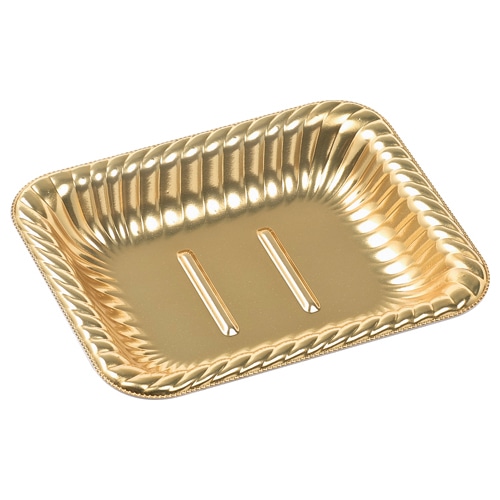 エフピコ オードブル容器　ティアラ角皿　本体 17-14 金 50枚/袋（ご注文単位20袋）【直送品】
