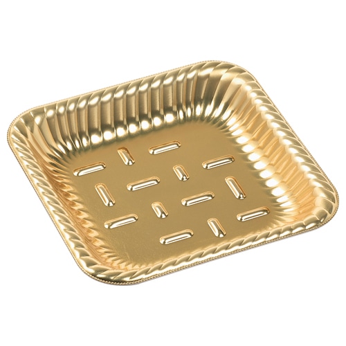 エフピコ 角トレー　ティアラ角皿 A20-30 金 50枚/袋（ご注文単位18袋）【直送品】