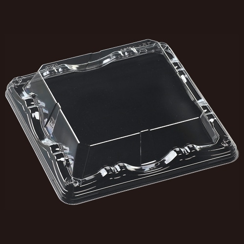 エフピコ 寿司容器 大波皿 嵌合蓋 T-大波皿3-3嵌合蓋(APET)エコ 50枚/袋(ご注文単位18袋)【直送品】