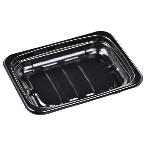 エフピコ ボックス型容器 本体 BOX-28-21(40) 黒 25枚/束(ご注文単位12束)【直送品】