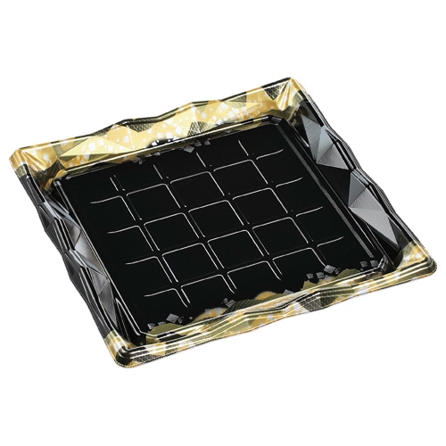 エフピコ 寿司容器　氷河　本体 31-31 かのこ金 10枚/袋（ご注文単位28袋）【直送品】