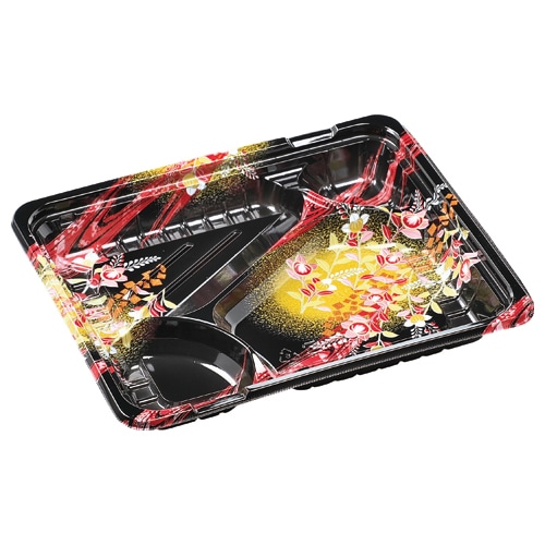 エフピコ 弁当容器　MSD箱弁　本体 24-20-1 ゆうび赤 50枚/袋（ご注文単位12袋）【直送品】