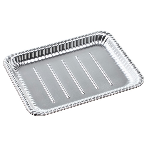 エフピコ オードブル容器 ティアラ角皿 本体 31-24 銀 50枚/袋(ご注文単位4袋)【直送品】