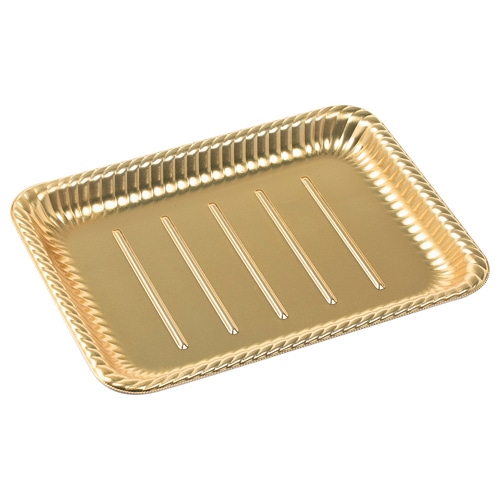 エフピコ オードブル容器 ティアラ角皿 本体 31-24 金 50枚/袋(ご注文単位4袋)【直送品】