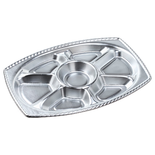 エフピコ オードブル容器　ティアラプラッター　本体 小判-30 銀 10枚/袋（ご注文単位15袋）【直送品】