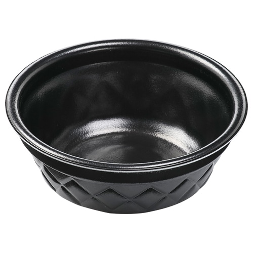 エフピコ カップ容器 MFP丸カップ 本体 130(48)R 黒 25枚/袋(ご注文単位40)【直送品】