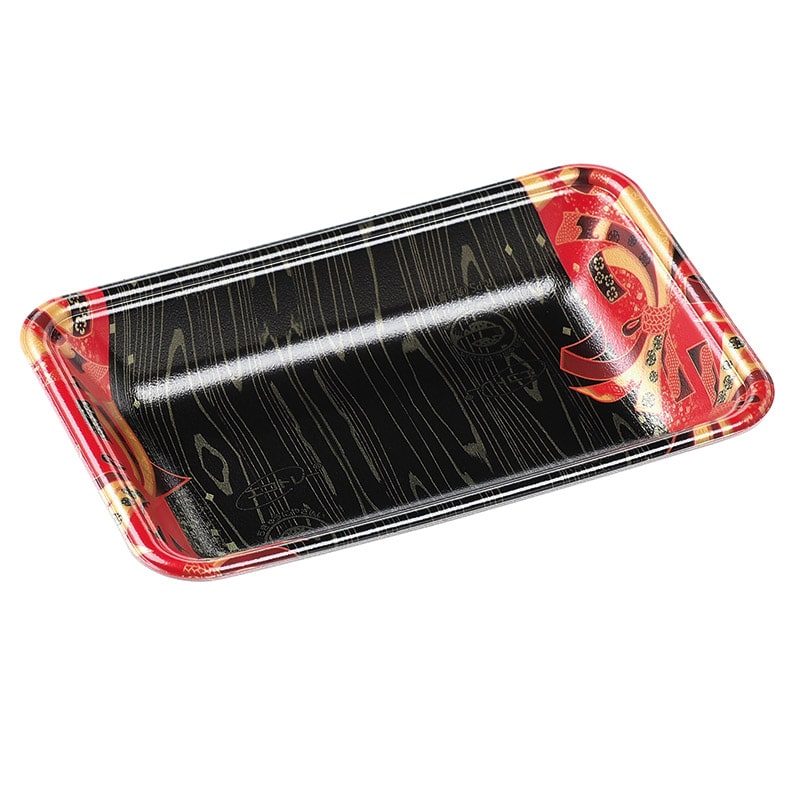 エフピコ 発泡トレー容器 FLB-A13-30（V1） エコ舞姫赤 100枚/袋（ご注文単位18袋）【直送品】