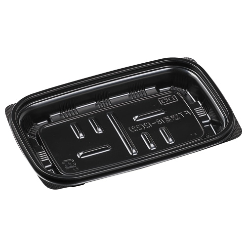 エフピコ 惣菜容器 MSD惣菜 本体 18-12(22) 黒 50枚/袋(ご注文単位24袋)【直送品】