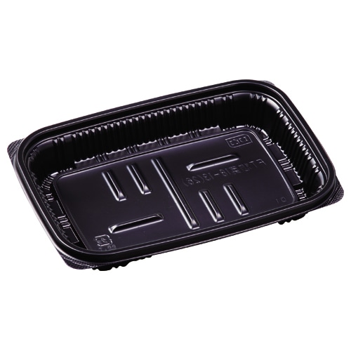 エフピコ 惣菜容器 MSD惣菜 本体 18-13(26) 黒 50枚/袋(ご注文単位18袋)【直送品】