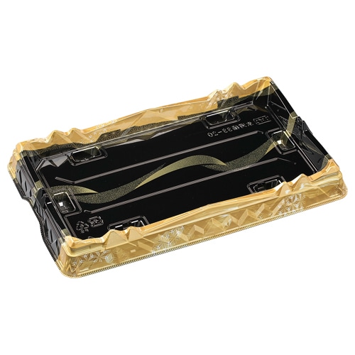 エフピコ 寿司容器　氷河桶　本体 33-20 山瀬金 10枚/袋（ご注文単位24袋）【直送品】