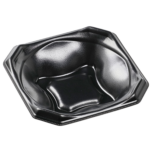 エフピコ 丼容器　MFPかぐら丼　本体 16-16 黒 50枚/袋（ご注文単位24袋）【直送品】