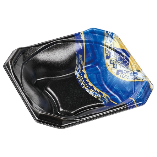 エフピコ 丼容器　MFPかぐら丼　本体 17-17 天神青 50枚/袋（ご注文単位18袋）【直送品】