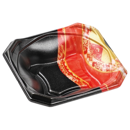 エフピコ 丼容器　MFPかぐら丼　本体 17-17 天神赤 50枚/袋（ご注文単位18袋）【直送品】