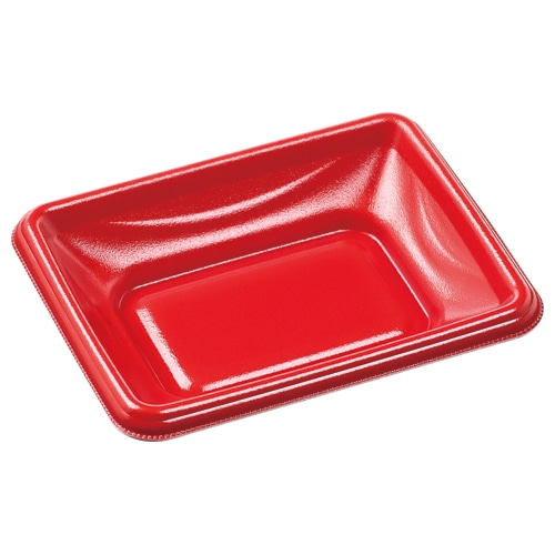 エフピコ 弁当容器　MFPフチ盛丼　本体 MFPフチ盛丼18-14本体 赤黒 50枚/袋（ご注文単位24袋）【直送品】