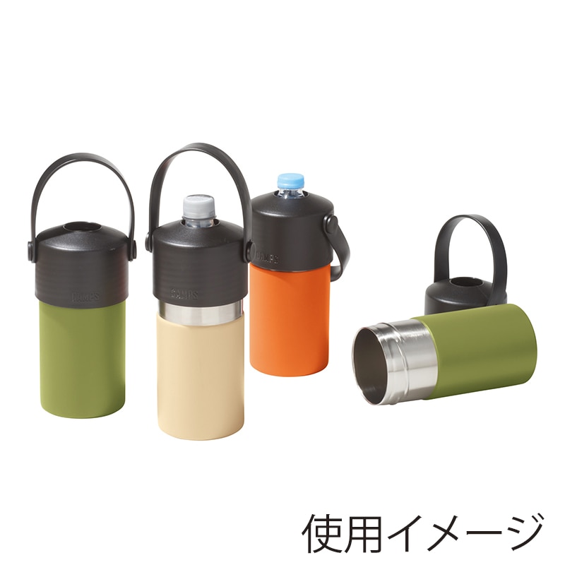 丸辰 キャンプス 保冷温ペットボトルホルダー 3色アソート 34782 1個(ご注文単位36個)【直送品】