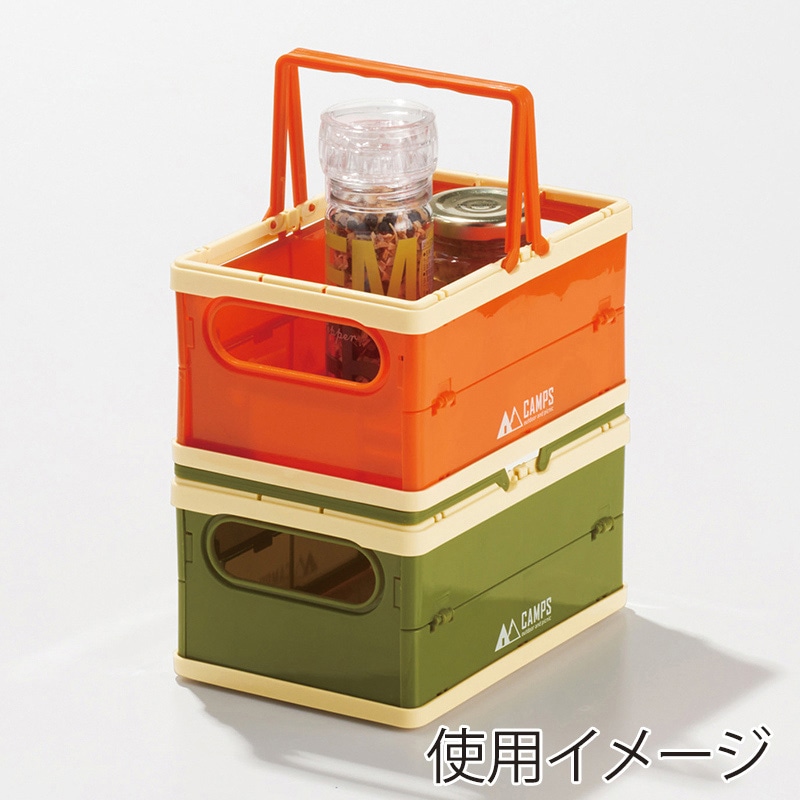 丸辰 キャンプス ハンドル付ボックス 2色アソート 34843 1個(ご注文単位80個)【直送品】