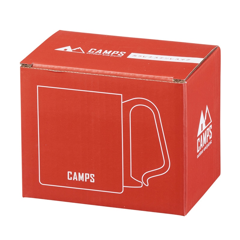 丸辰 キャンプス カラビナステンレスマグ 3色アソート 35269 1個(ご注文単位120個)【直送品】