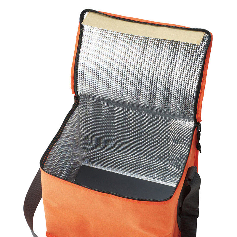 丸辰 キャンプス 保冷温スクエアバッグ 2色アソート 35429 1個（ご注文単位40個）【直送品】