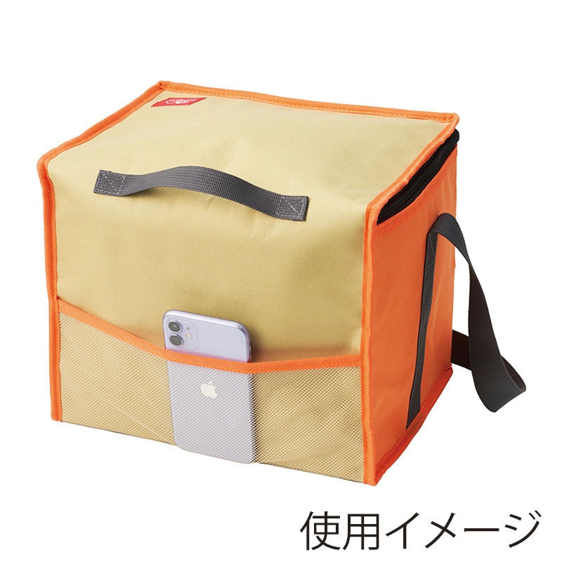 丸辰 キャンプス 保冷温スクエアバッグ 2色アソート 35429 1個（ご注文単位40個）【直送品】