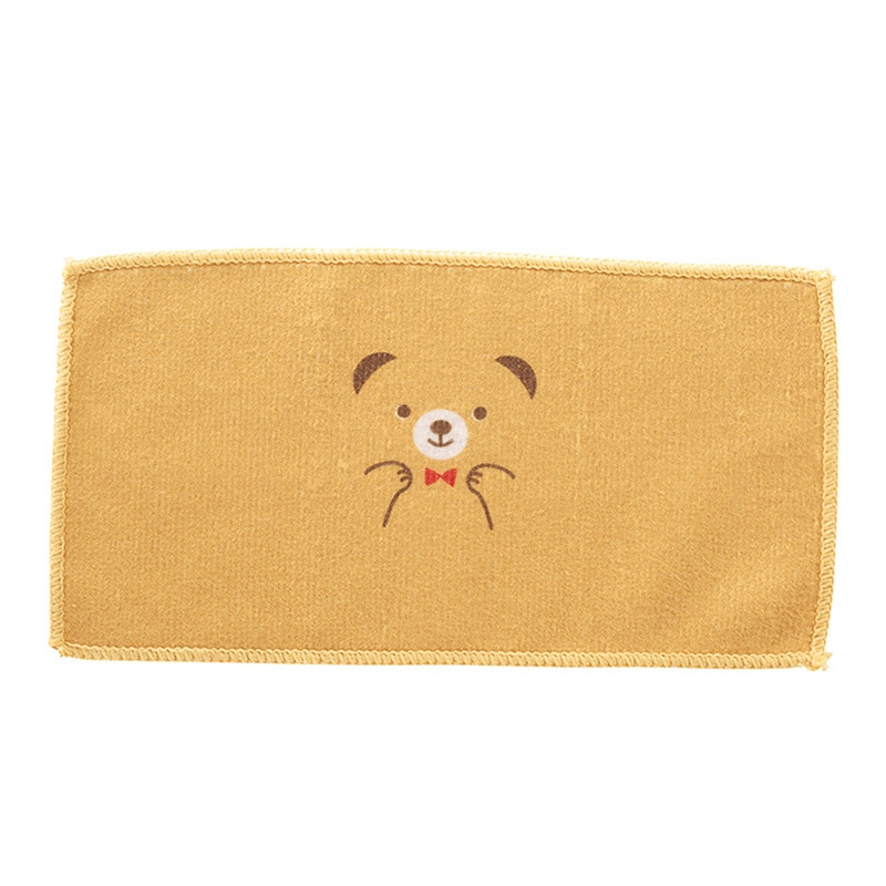 丸辰 おめかしアニマル ハーフハンカチタオル 4色アソート 35444 1枚(ご注文単位360個)【直送品】