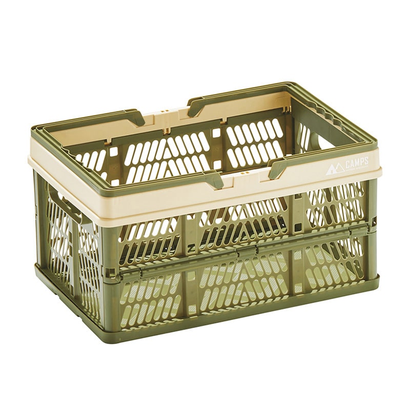 丸辰 キャンプス 折りたたみラージバスケット 2色アソート 35962 1個(ご注文単位16個)【直送品】