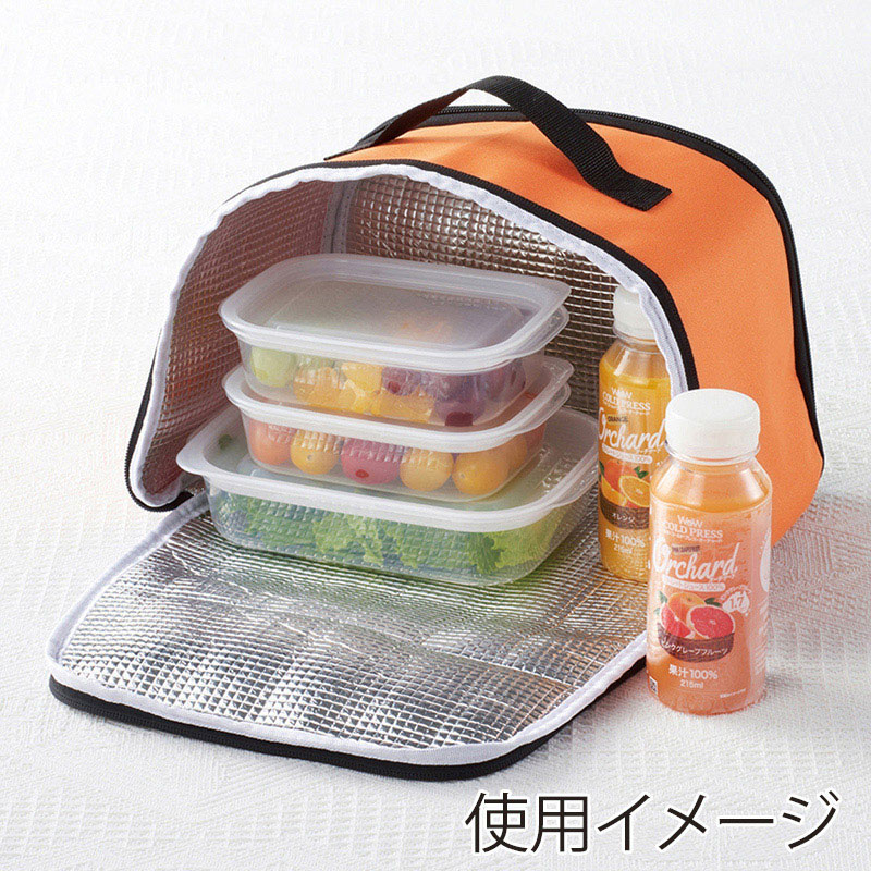 丸辰 キャンプス 保冷温フルジップランチバッグ 2色アソート 35979 1個(ご注文単位80個)【直送品】