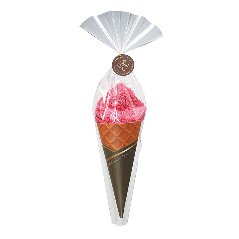 丸辰 リッチチョコ ソフトクリームタオル 3色アソート 36089 1枚(ご注文単位144個)【直送品】