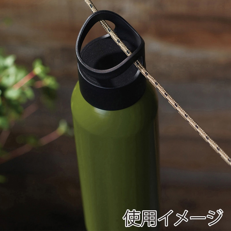 丸辰 キャンプス フックループアルミボトル 600ml 3色アソート 36120 1個(ご注文単位72個)【直送品】