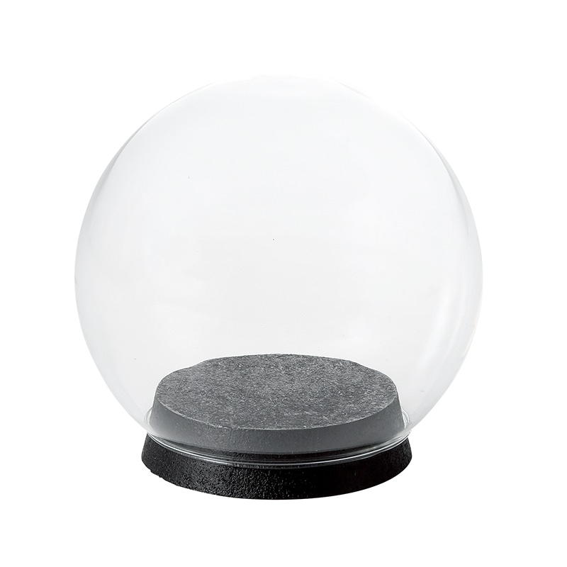 Paseo コルクガラスドーム ブラック 48-13BK 1個（ご注文単位3個）【直送品】