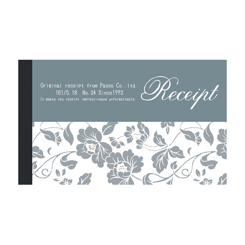 Paseo 領収書 2枚複写　30組 MB-05BL 1冊（ご注文単位3冊）【直送品】
