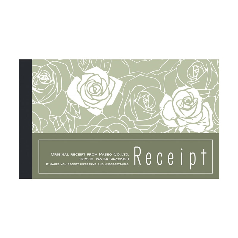 Paseo 領収書 2枚複写　30組 MB-06GR 1冊（ご注文単位3冊）【直送品】