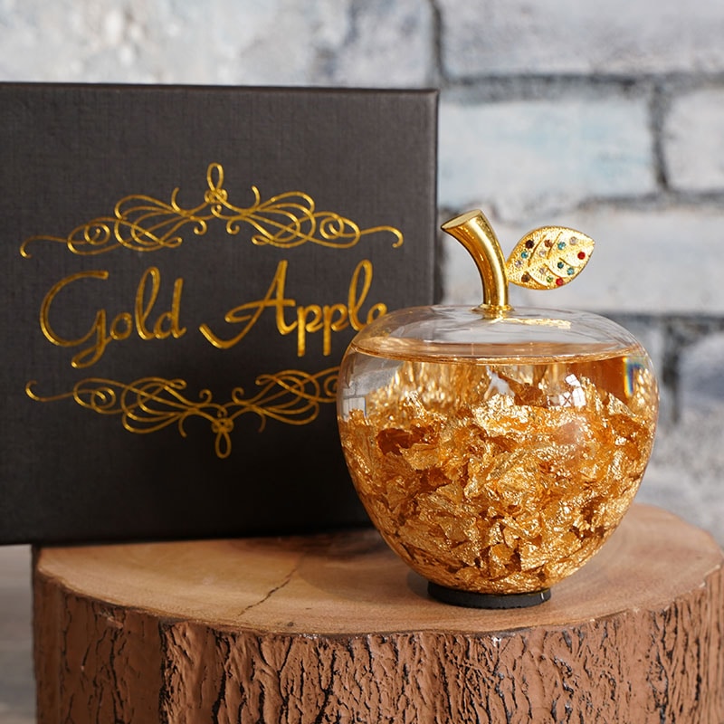 Paseo ゴールドアップル 黒箱入り GD-02BK 1個(ご注文単位3個)【直送品】