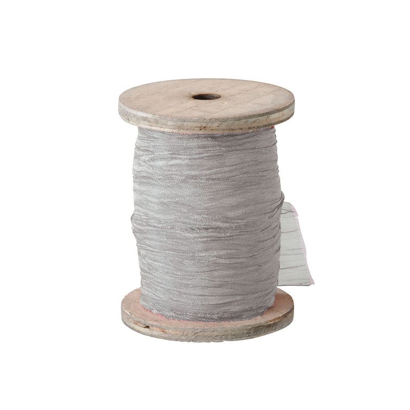 Paseo ハンドメイド用リボン 40mm×10m　シルバー FT-30SV 1巻（ご注文単位2巻）【直送品】