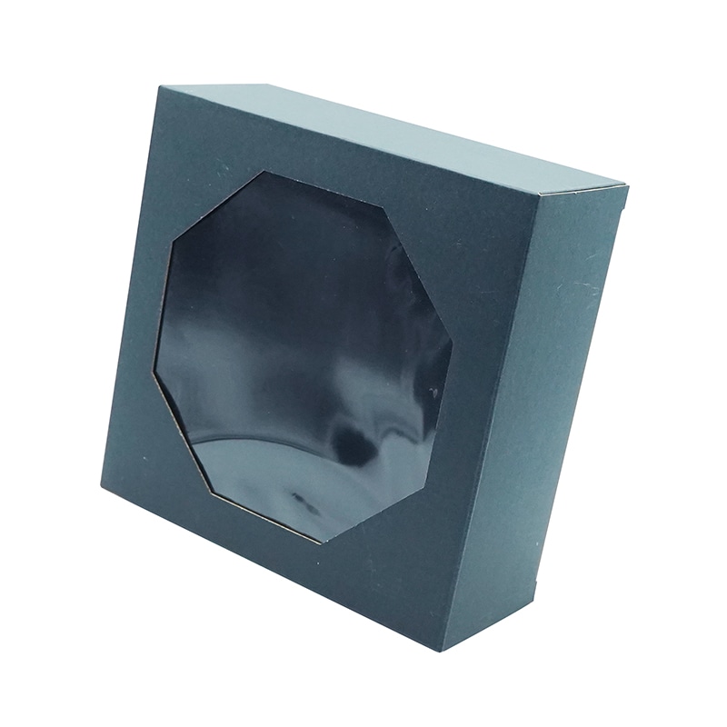 Paseo 窓付きブラックボックス M　4枚入り PC-21BK 1組（ご注文単位1組）【直送品】