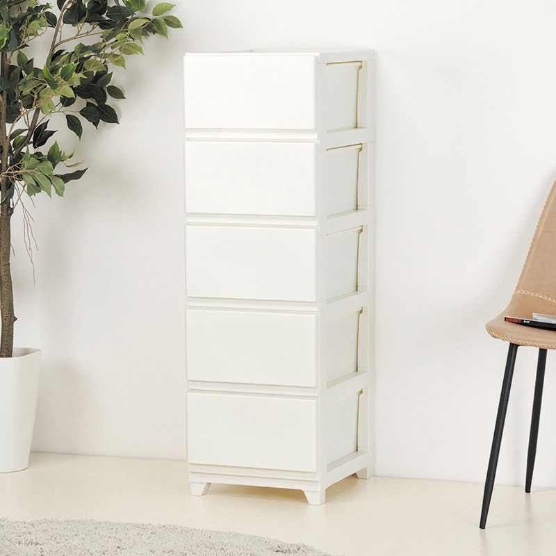 JEJアステージ チェスト デコニーシーヴォ 5段 ホワイト 1個(ご注文単位3個)【直送品】