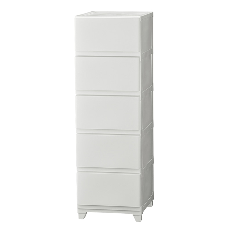 JEJアステージ チェスト　壁付デコニーシーヴォ 5段 ホワイト 1個（ご注文単位2個）【直送品】