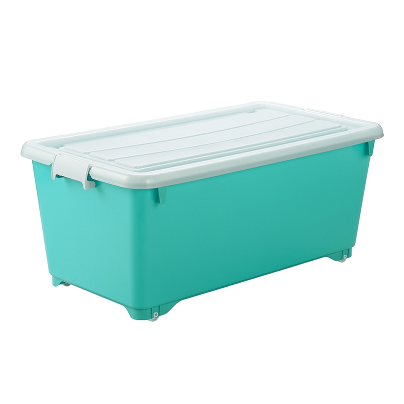 JEJアステージ 収納ケース　フォーシービビッド 74深 Nグリーン 1個（ご注文単位10個）【直送品】