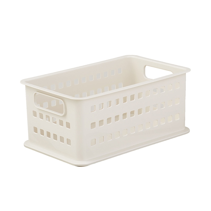 JEJアステージ 収納ボックス　asバスケット 1 アイボリー 1個（ご注文単位8個）【直送品】