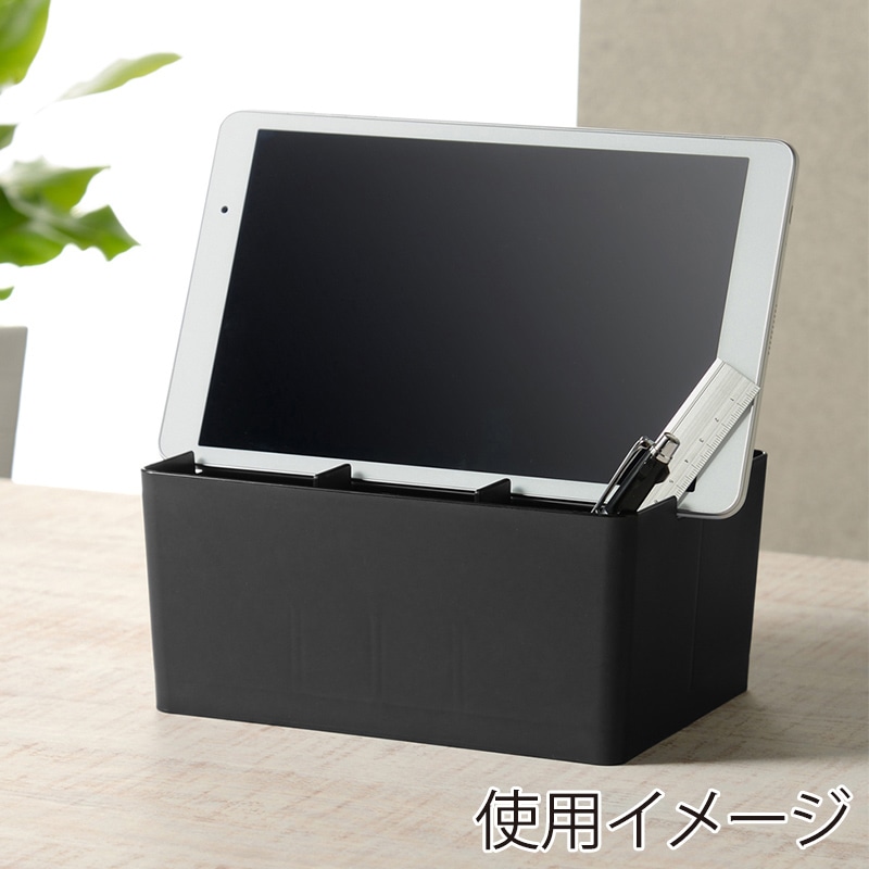 JEJアステージ デスクトート　ミニ  ブラック　DTM-21BK 1個（ご注文単位8個）【直送品】