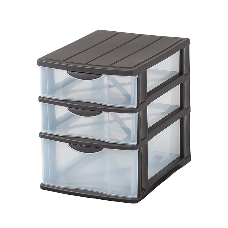 JEJアステージ チェスト　フロンテミニ A4　浅2深1段 ダークブラウン 1個（ご注文単位8個）【直送品】