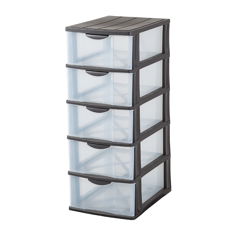 JEJアステージ チェスト　フロンテミニ A4　深5段 ダークブラウン 1個（ご注文単位4個）【直送品】