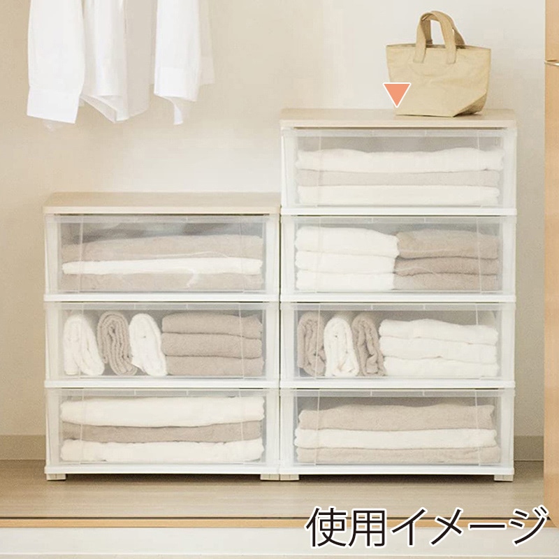 JEJアステージ シーズワイドチェスト 4段 ホワイト 1個（ご注文単位2個）【直送品】