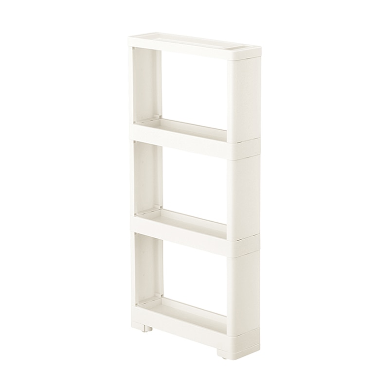 JEJアステージ リセスタイル　スーパースリムラック 4段 ホワイト 1個（ご注文単位6個）【直送品】