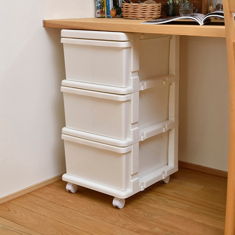 JEJアステージ チェスト シーズユニット 3段 WHホワイト 1個(ご注文単位4個)【直送品】