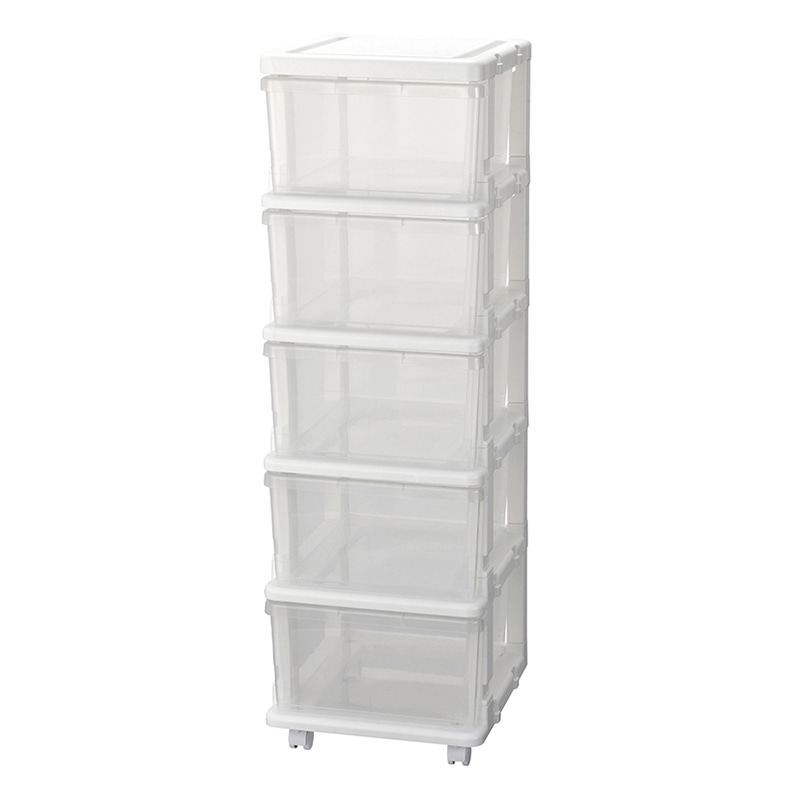 JEJアステージ チェスト　シーズユニット WHクリア クリア 1個（ご注文単位3個）【直送品】